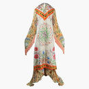 Gucci Silk Embellished Floral Dress Multi