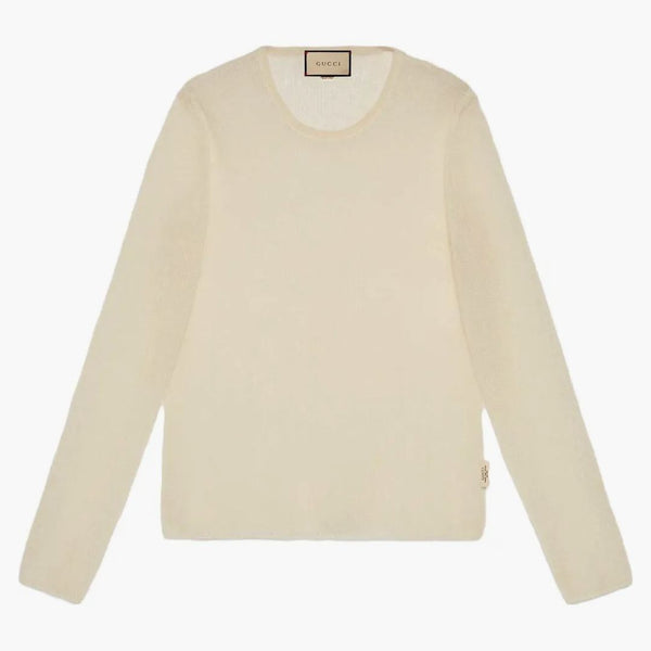 Kości słoniowej Gucci Silk Mohair