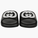 Gucci Slide entrelazando G Black White (niños)