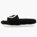 Gucci Slide Interlocking G Wool Black (women's)