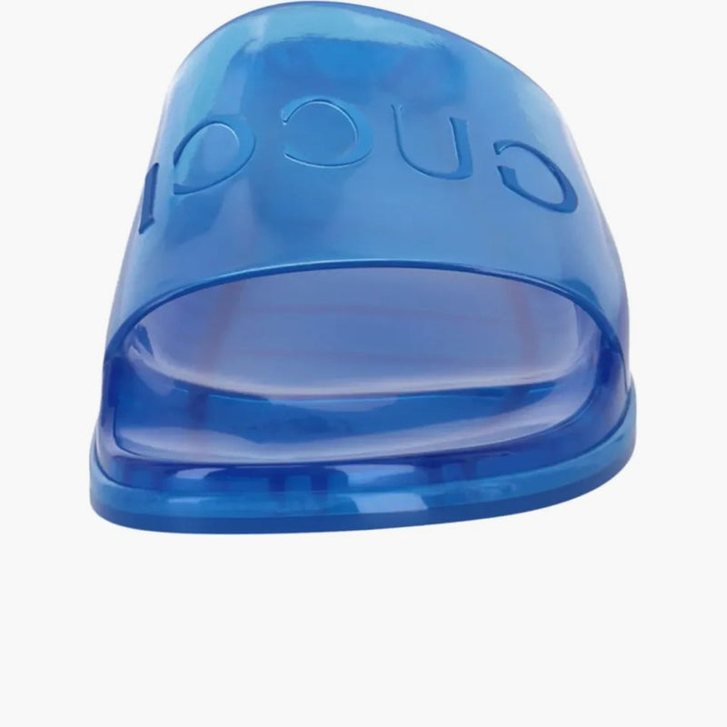 Gucci Slide Transparent Blue