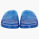 Diapositiva de Gucci azul transparente