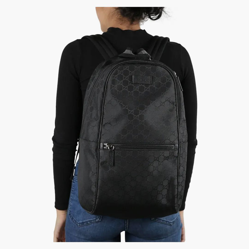 Gucci Slim Backpack GG Black