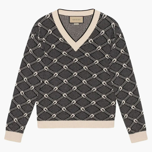 Sweter z szczątkiem Gucci, wzocznie