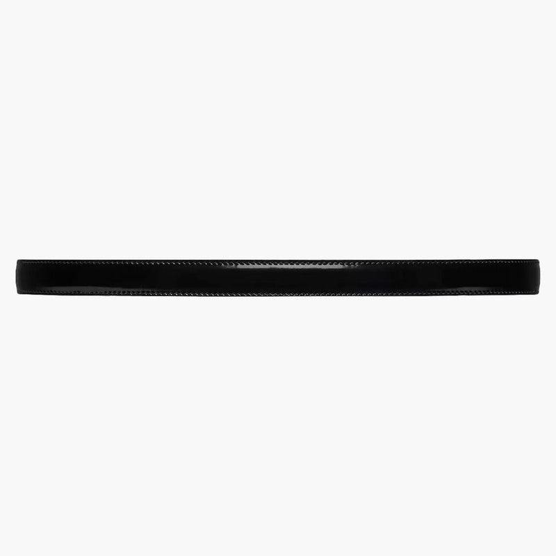 Gucci Slim Horsebit Thin Belt Black