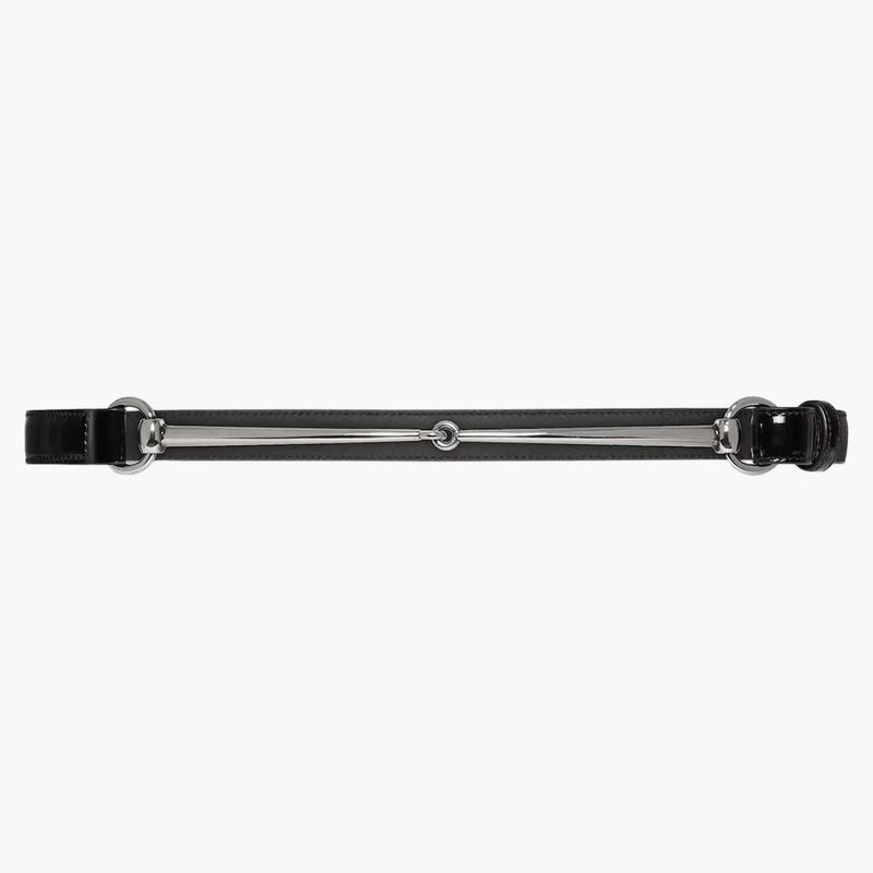 Gucci Slim Horsebit Thin Belt Black