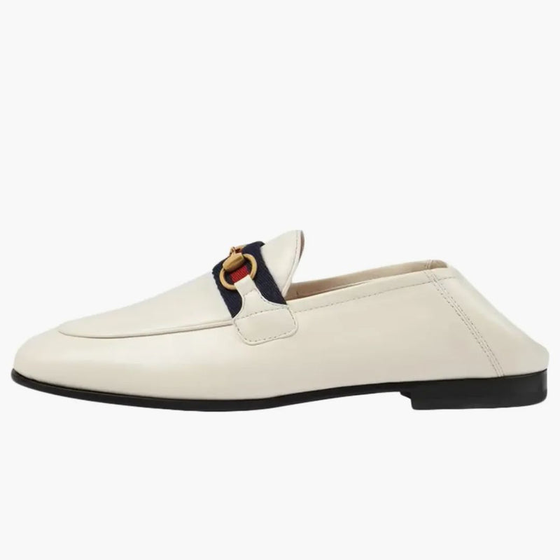 Gucci Slip on Loafer s Weith Weit kůží