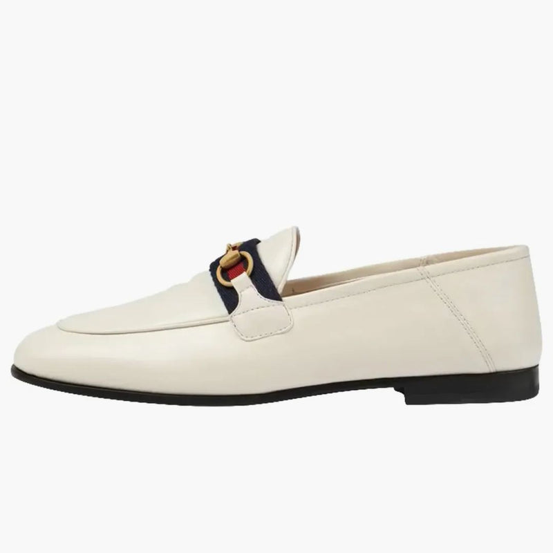 Gucci Slip on Loafer s Weith Weit kůží