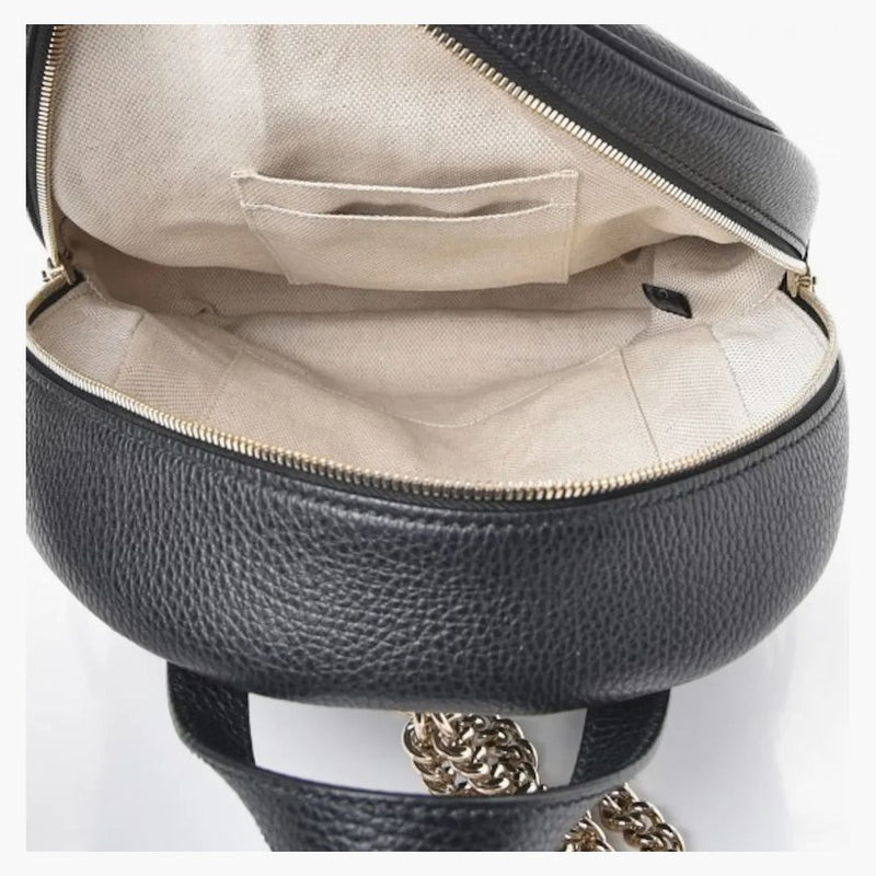 Gucci Soho Chain batoh černý