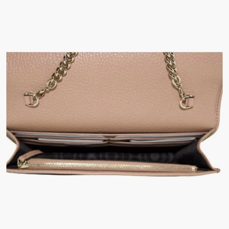 Gucci Soho Disco plånbok på kedjan beige