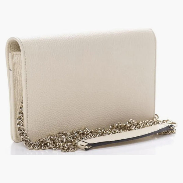 Gucci Soho Disco Wallet On Chain Ivory