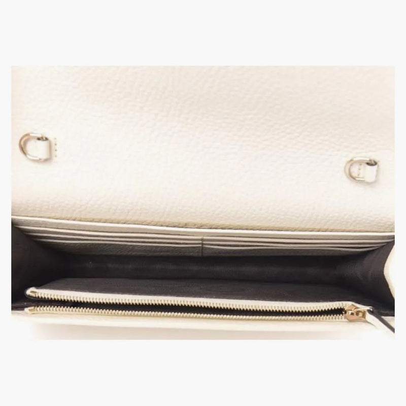 Gucci Soho Disco Wallet On Chain Ivory