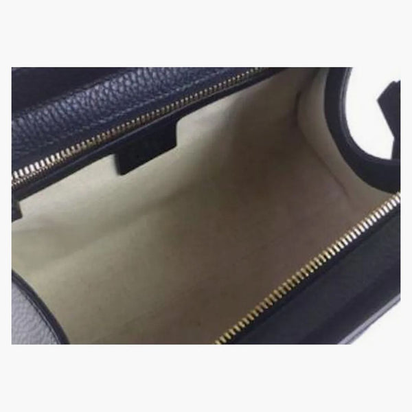Gucci Soho Pebbled Dead Small Black