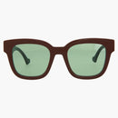 Gucci Square Acate Frame Sunglasses Brown/Black/Green (GG0998S-3001733-004-21105)