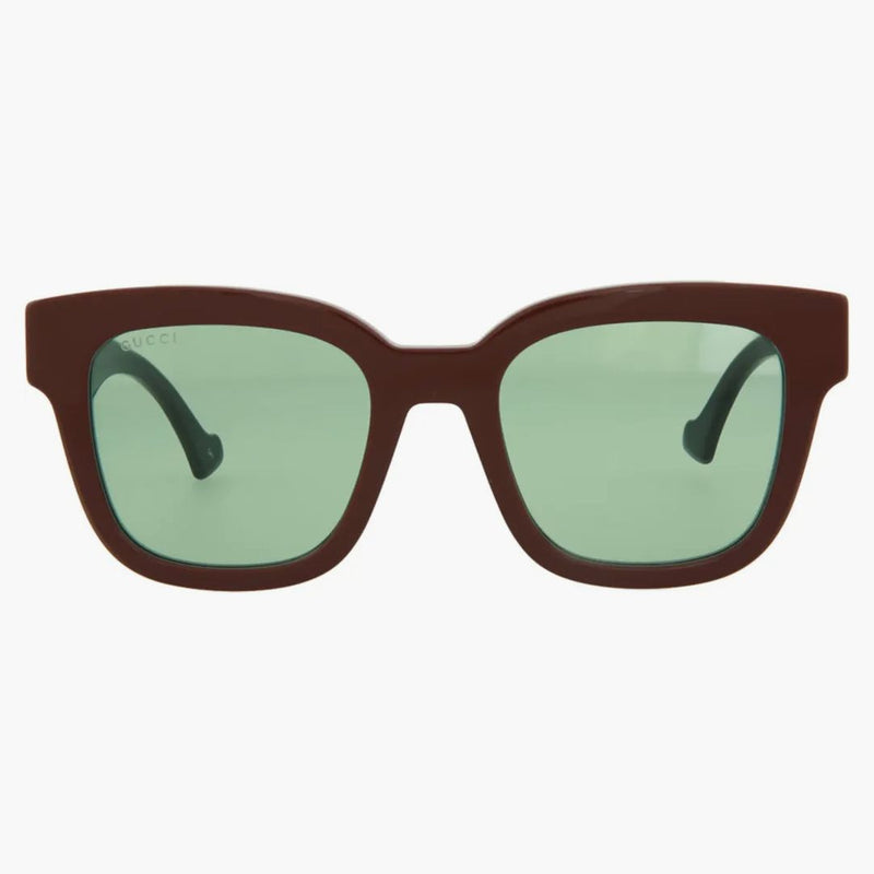 Gucci Square Acate Frame Sunglasses Brown/Black/Green (GG0998S-3001733-004-21105)