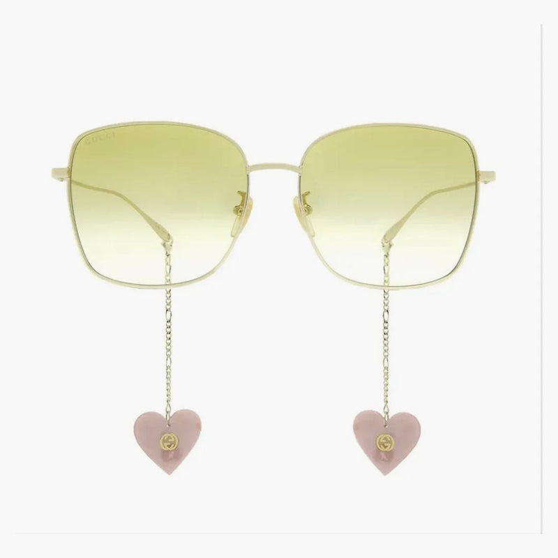Sluneční brýle Gucci Square Well/Gold (GG1030SK-004)