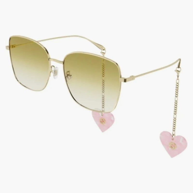 Sluneční brýle Gucci Square Well/Gold (GG1030SK-004)