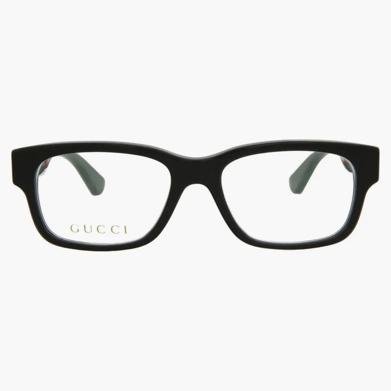 Gucci Square Eyeglasses Black/multicolor/transparent (gg0343o-30002861-001)