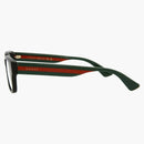 Gucci Square Eyeglasses Black/Multicolor/Transparent (GG0343o-30002861-001)