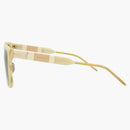 Gucci Square frame Acetate Sunglasses Beige/Beige/Brown (GG0599SA-30008106-005)