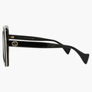 Gucci Square-frame Acetate Sunglasses Black/black/brown (gg1241s-30013511-001)