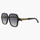 Gucci Square-frame Acetate Sunglasses Black/black/grey (gg1189s-30013438-002)