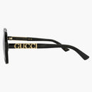 Gucci Square-frame Acetate Sunglasses Black/black/grey (gg1189s-30013438-002)