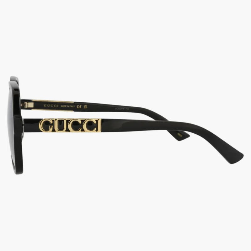 Occhiali da sole acetato di acetato Gucci Square Black/Black/Grey (GG1189S-30013438-002)