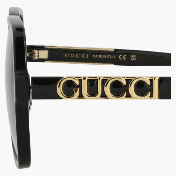 Occhiali da sole acetato di acetato Gucci Square Black/Black/Grey (GG1189S-30013438-002)