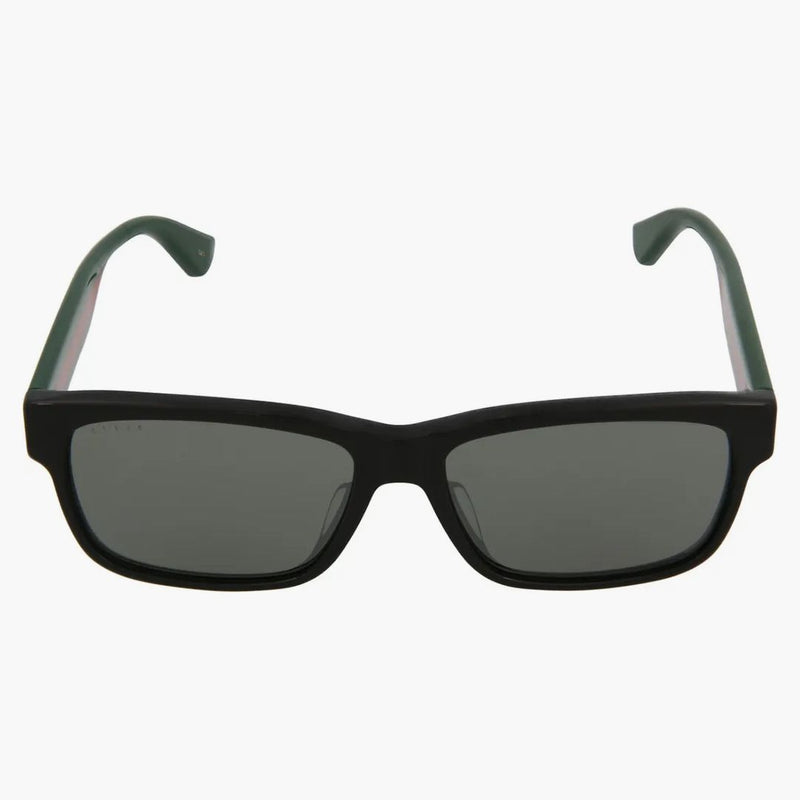 Gucci Square frame Acetate Sunglasses Black/Multicolor/Silver (GG0340SA-30002871-001)
