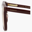 Gucci Square frame Acetate Sunglasses Burgundy/Yellow (GG1041S-30011605-005)