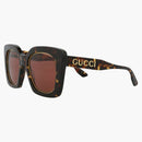 Occhiali da sole acetato di acetato Gucci Square Havana/Havana/Brown (GG1151S-30012891-003)