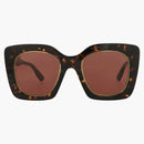 Occhiali da sole acetato di acetato Gucci Square Havana/Havana/Brown (GG1151S-30012891-003)