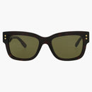 Gucci Square-frame Acetate Sunglasses Havana/havana/green (gg1217s-30013478-002)