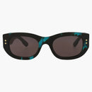 Gucci Square frame Acetate Sunglasses Havana/Havana/Gray (GG1215S-30013473-001)