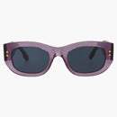Gucci Square-frame Acetate Sunglasses Violet/violet/blue (gg1215s-30013473-003)