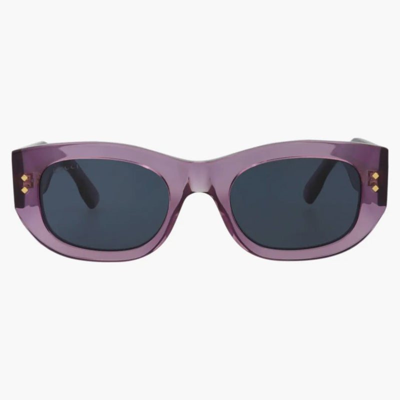 Gucci Square Frame Acetate Sunglasses Violet/Violet/Blue (GG1215S-30013473-003)
