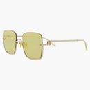 Gucci Square frame Metal Sunglasses Gold/Gold (GG1279S-30013846-006)