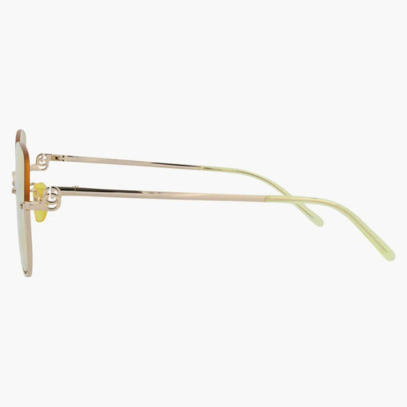 Gucci Square Frame Metal Solglasögon Guld/guld (GG1279S-30013846-006)