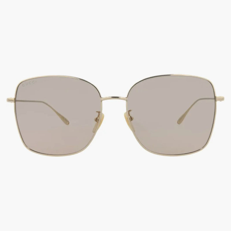 Gucci Square Frame Metal Sunglasses Gold/Gold/Pink (GG1030sk-30011827-005)