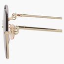 Occhiali da sole in metallo GUCCI STRAMATURA GOLD/GOLD/ROSSO (GG1279S-30013846-003)