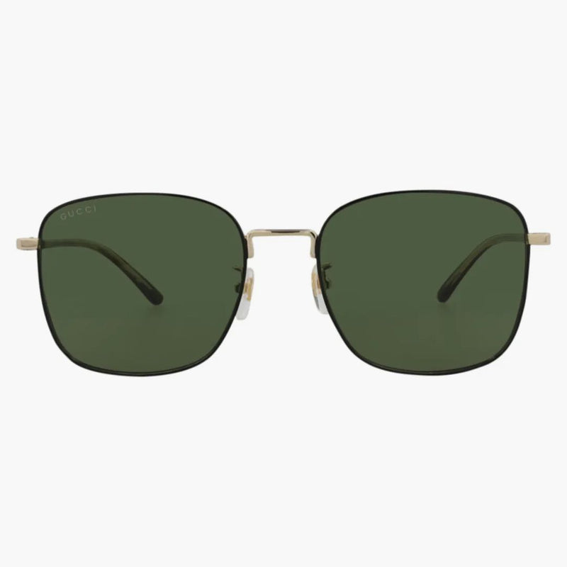 Occhiali da sole in metallo Gucci Squareframe Gold/Havana/Green (GG1350S-30013913-003)