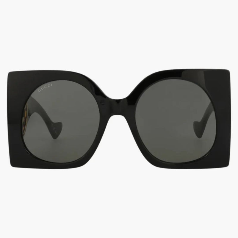 Gucci Squareframe återvunnet acetat solglasögon svart/svart/grå (GG1254S-30013851-001)
