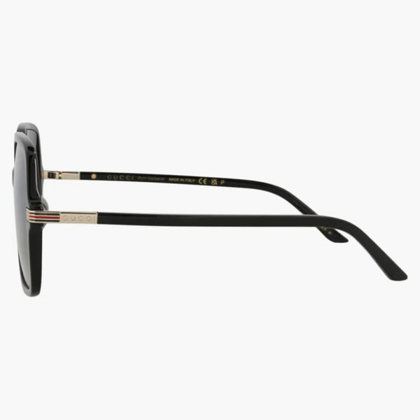 Frame quadrato Gucci Occhiali da sole acetato riciclato nero/nero/grigio (GG1448SA-30014448-005)