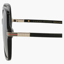 Gucci Square frame recycled acetate sunglasses Black/Black/Gray (GG1448SA-30014448-005)