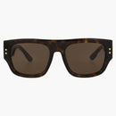 Gucci Square frame Recycled Acetate Sunglasses Havana/Havana/Brown (GG1262S-30013828-002)