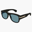 Gucci Square Frame Sunglasses Black/light Blue (gg1517s-002-fr)