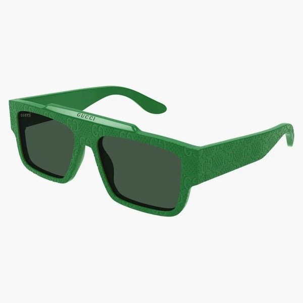 Gucci Square Frame Solglasögon Green/Green (GG1460S-007-FRI)