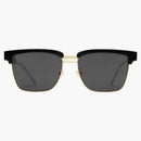 Gucci Square Metal and Acetate Sunglasses Black (596071 J0770 1011)