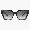 Gucci Square Rectangle Sunglasses Black/Black/Gray (GG1023S-30011717-001)